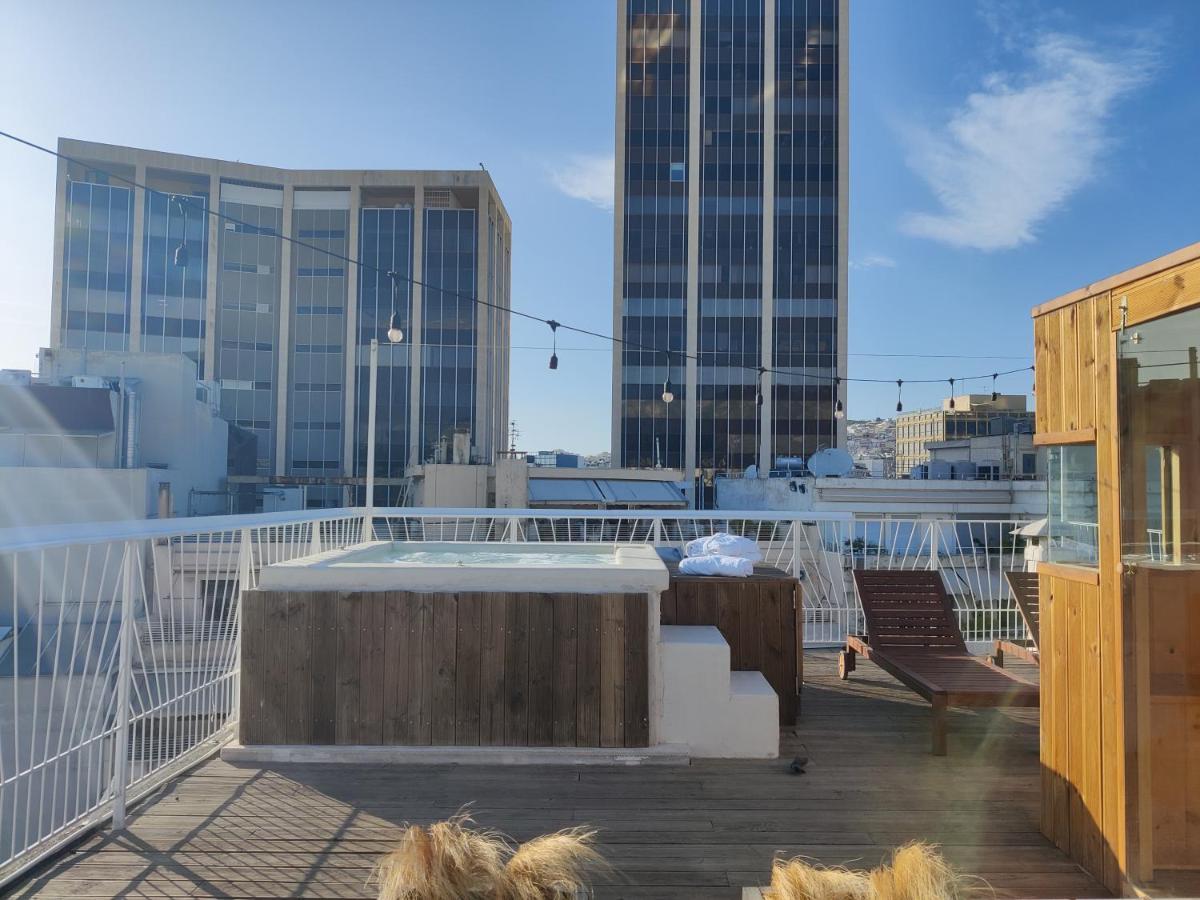 Unique Solar Penthouse With Jacuzzi And Sauna In Central Atény Exteriér fotografie